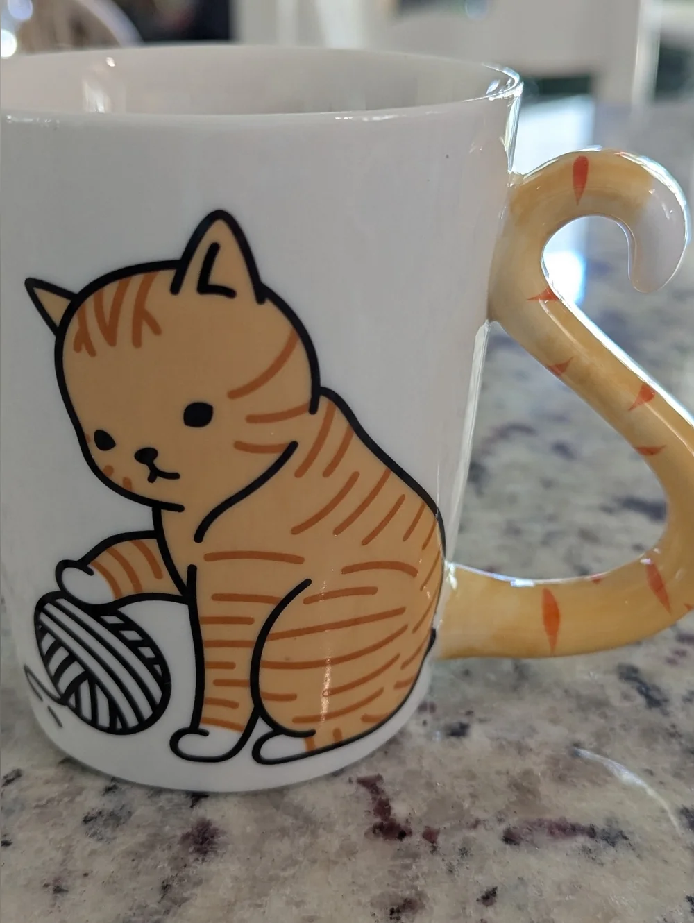 Infloatables Yellow Cat Coffee Cup 12 oz